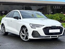 White Used 2025 Audi A3 Black Edition Sedan | £32,950 (Expensive)