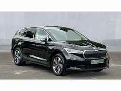 Black magic pearl effect Used 2024 Skoda Enyaq iV SUV | £27,350 (Fair price)
