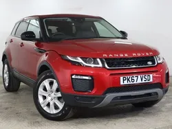 Red Used 2017 Land Rover Range Rover evoque SE SUV | £13,995 (Good price)