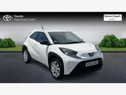 White Used 2024 Toyota Aygo PURE Hatchback | £14,674 (Fair price)