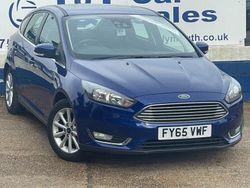 Blue Used 2015 Ford Focus Titanium Hatchback | £8,195 (A bit pricey)