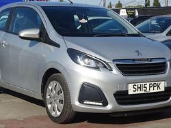Silver Used 2015 Peugeot 108 Active Hatchback | £2,795 (Fair price)