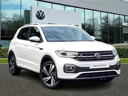 White Used 2022 VW T-Cross R-line SUV | £18,693 (Fair price)