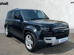 Metallic santorini black Used 2021 Land Rover Defender SE SUV | £50,234 (Fair price)