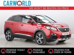 Red Used 2019 Peugeot 3008 Allure SUV | £11,388 (Expensive)
