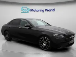 Black Used 2021 Mercedes E220 AMG line Sedan | £32,000