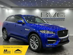 Blue Used 2018 Jaguar F-Pace R-Sport SUV | £14,994 (Fair price)