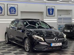 Black Used 2017 Mercedes A180 AMG Line Premium Plus Hatchback | £14,999 (A bit pricey)