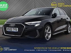 Black Used 2022 Audi A3 Sportback S-Line Hatchback | £16,994 (Fair price)