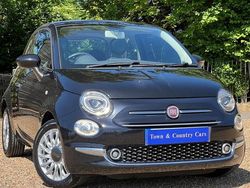 Black Used 2016 Fiat 500 Lounge Hatchback | £9,950 (Fair price)