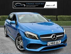 Blue Used 2015 Mercedes A220 AMG Line Premium Hatchback | £14,295 (Fair price)