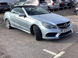 Silver Used 2016 Mercedes E220 AMG line Cabriolet | £12,495 (Good price)