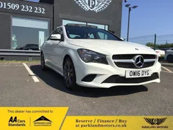 White Used 2016 Mercedes CLA180 Sedan | £12,070 (Fair price)