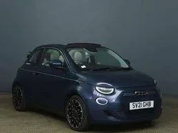 Green Used 2021 Fiat 500e La Prima Cabriolet | £16,395 (Fair price)