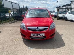 Red Used 2013 Vauxhall Zafira MPV | £2,995 (Fair price)