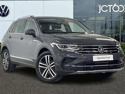 Grey Used 2021 VW Tiguan Elegance SUV | £25,968 (Fair price)