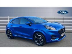 Blue New 2025 Ford Puma Gen-E ST-Line X SUV | £23,000