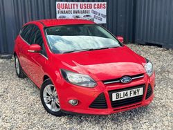 Red Used 2014 Ford Focus Titanium Hatchback | £2,090 (Fair price)