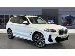 White Used 2022 BMW X3 M Sport SUV | £36,073 (Fair price)