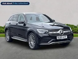 Black Used 2019 Mercedes GLC300 AMG Line Premium Estate | £26,899 (Fair price)