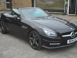 Black Used 2014 Mercedes SLK250 AMG Cabriolet | £9,995 (Fair price)