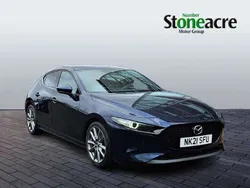 Blue Used 2021 Mazda 3 Inclusive Hatchback | £16,000 (Fair price)