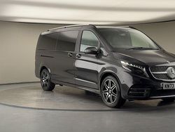 Obsidian black Used 2023 Mercedes V220 AMG line MPV | £56,300 (Fair price)