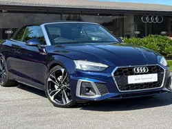 Blue Used 2021 Audi A5 Cabriolet Advanced Cabriolet | £29,945 (Fair price)