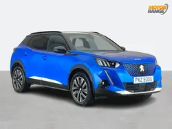 Blue Used 2022 Peugeot e-2008 Premium SUV | £15,295 (Fair price)