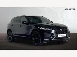 Santorini black Used 2022 Jaguar F-Pace R-Dynamic SUV | £30,495 (Fair price)