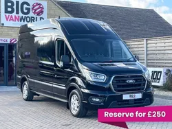 Black Used 2020 Ford Transit Limited Van | £13,994 (Fair price)