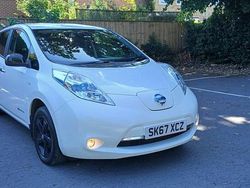 White Used 2017 Nissan Leaf Black Edition Hatchback | £3,395 (Fair price)