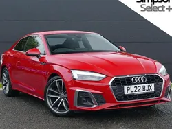 Red Used 2022 Audi A5 S-Line Coupe | £22,495 (Super price)