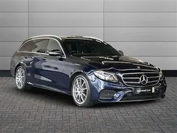 Cavansite blue Used 2020 Mercedes E350 AMG line Estate | £22,993 (Fair price)