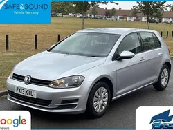 Silver Used 2013 VW Golf VII S Hatchback | £5,225 (Fair price)