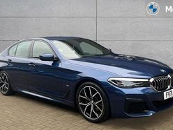 Blue Used 2021 BMW 520 M Sport Sedan | £24,436 (Fair price)