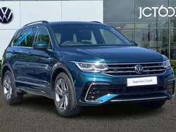 Blue Used 2024 VW Tiguan R-line SUV | £29,510 (Good price)