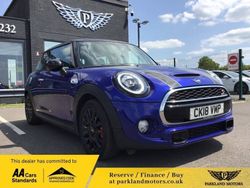 Blue Used 2018 Mini Cooper S Hatch Hatchback | £10,495 (Super price)