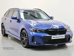Blue Used 2024 BMW 320e M Sport Estate | £39,450 (Fair price)