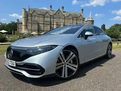 Silver Used 2022 Mercedes EQS450+ Exclusive Luxury Hatchback | £48,595 (Fair price)
