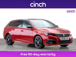 Red Used 2018 Peugeot 308 GT-line Estate | £10,549 (Expensive)