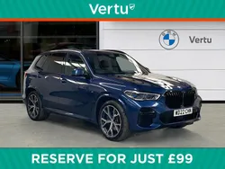Blue Used 2022 BMW X5 M Sport SUV | £42,317 (Super price)
