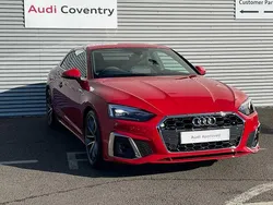 Progressive red metallic Used 2025 Audi A5 S-Line Coupe | £34,990 (Fair price)