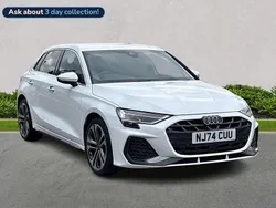 White Used 2024 Audi A3 S-Line Hatchback | £25,058 (Fair price)