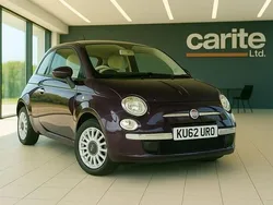 Blue Used 2012 Fiat 500 Lounge Hatchback | £4,495 (Fair price)