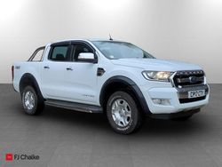 White Used 2017 Ford Ranger Limited Pickup | £15,990 (Fair price)