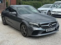 Grey Used 2019 Mercedes C200 AMG line Sedan | £17,990 (Fair price)
