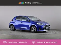 Blue Used 2022 Toyota Yaris Hybrid Design Hatchback | £15,197 (Good price)