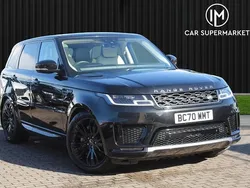 Black Used 2021 Land Rover Range Rover Sport HSE SUV | £28,385 (Fair price)