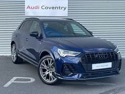 Navarra blue metallic Used 2025 Audi Q3 Black Edition SUV | £40,790 (Expensive)